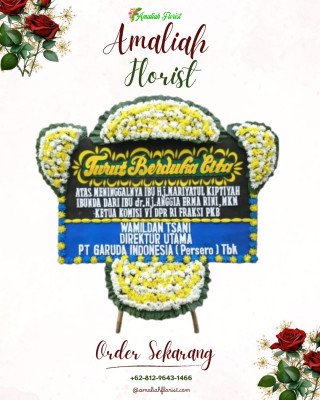 Papan Bunga Duka di Pamulang Timur