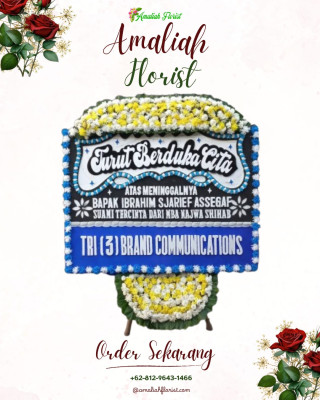 Papan Bunga Duka di Pamulang Timur