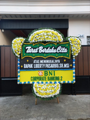 Papan Bunga Duka di Pamulang Timur