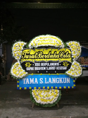 Papan Bunga Duka di Pamulang Timur